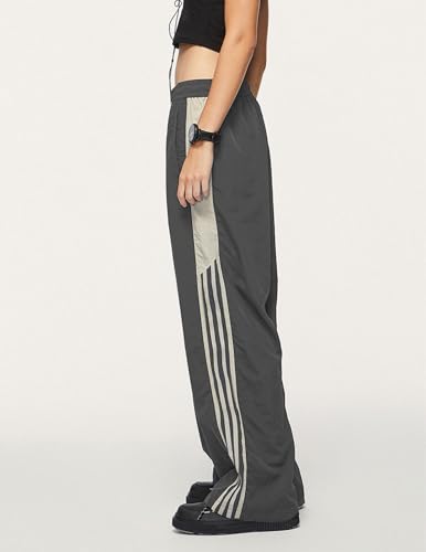 Aelfric Eden Striped Track Pants Men Parachute Pants Women Baggy Sweatpants Y2k Wide Leg Cargo Pants with Drawstring3