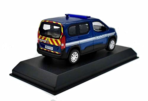 NOREV S.A Peugeot Rifter GENDARMERIE 2019 1/43 Voiture de Collection Edition limitée
