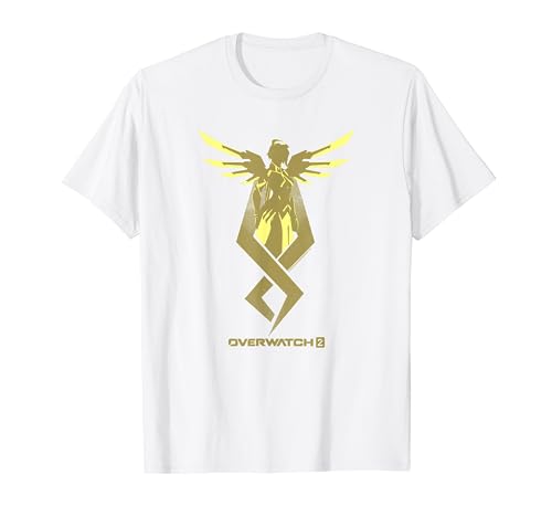 Overwatch 2 Mercy Angel Silhouette V2 T-Shirt