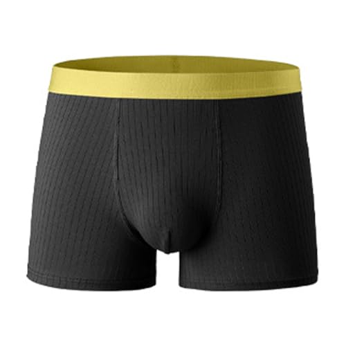 Mens Boxer Briefs Stretchy Moisture Wicking Solid Classic Performance Boxer Briefs Underwear