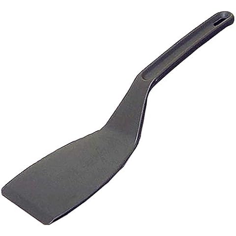Matfer Bourgeat Exoglass® High Temperature Plain Pelton Spatula, Grey Cover
