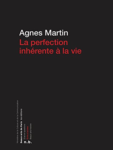 Télécharger La perfection inhérente à la vie (Ecrits d'artistes) livre En ligne