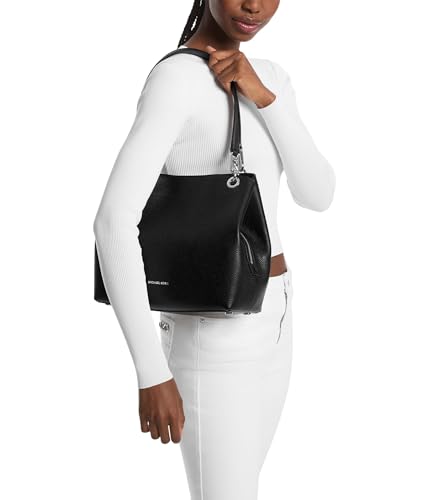Image of Michael Kors Womens Kensington Large Shoulder Tote, Black, Large