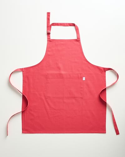 Image of Uni Plain Apron Title - 100% Cotton Kitchen Apron For Women & Men | Uni Plain, (28 inch X32 inch) | Durable Apron with Spacious Pocket - Perfect Kitchen Set for Home or Professional Use