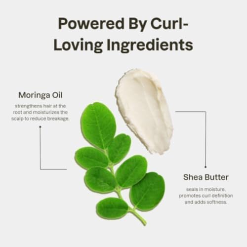 Love Ur Curls Curly Hair Products - Curl Defining Cream Styler, Anti Frizz | Curl defining cream and leave in conditioner for curly hair, hydrating anti frizz styler with shea butter, 250 mL