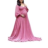 Photo Gallery sayno vestito premaman elegante con spalle scoperte per il servizio fotografico baby shower, rosa polvere, 60 Photo Gallery sayno vestito premaman elegante con spalle scoperte per il servizio fotografico baby shower, rosa polvere, 60