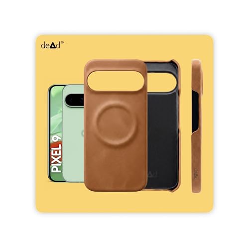 Image of dead Suede Leather Back Cover for Google Pixel 9 (Tan)