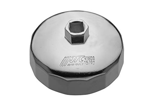 JTC Oil Filter Socket Wrench Tool 15 Point/90mm Removal Tool For LAND ROVER, HYUNDAI/KIA BY JTC 4160A