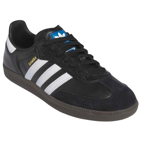 Image of adidas Men's Samba ADV Skate Shoes - Core Black /Cloud White /Gum, Size: 11.5