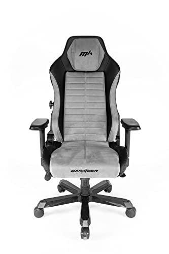 DXRacer Silla Gaming, Cuero SINTÃTico Master Racer, GRIS, Acacia,...