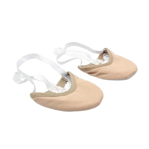 ZUGLQYSX Medias Puntas Zapatillas de Gimnasia artística, Zapatillas rítmica for Ballet, Microfibra Media Punta lírica