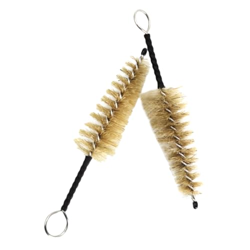 FAVOMOTO Flute Cleaning Brush Set 2pcs Universal Sax Flute Cleaning Tools for Flutes Saxophones Cleaning Brush Cleaning Flute Supply