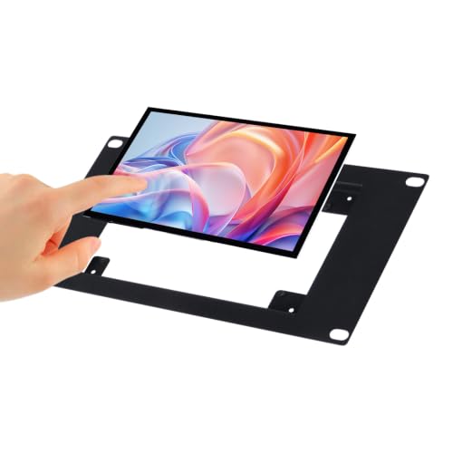 Image of GeeekPi 7 Inch Capacitive Touchscreen with 3U Rack Mount for 10 inch Server Rack