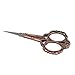 BIHRTC Small Scissors Embroidery Scissors for Dressmaker Needlework Crewel Sewing Crafting Fabric Shaping Art Work DIY Everyday Use Sharp Scissor Great Gift Pack of 12pcs Safe Protective Caps Copper