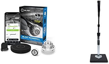 Blast Baseball - Swing Analyzer (Sensor) Advanced Player Development & Tanner TEE The Original Batting Tee Premium Pro-Style Baseball/Softball Tee, Adjustable Height: 26 to 43 inches, 26 to 43 inches