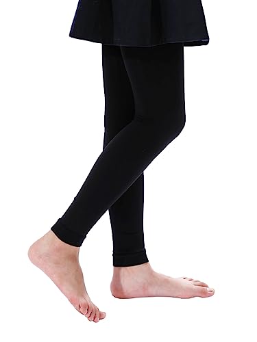 EVERSWE Girl's Microfiber Footless Tights, Ballet Dance Tights, Ultra Soft Leggings