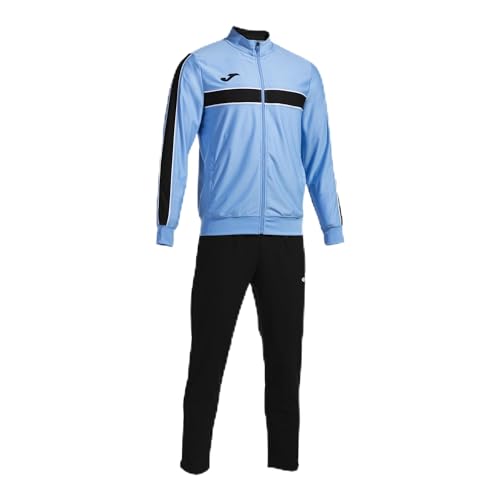 Joma Herren Victory Trainingsanzug, Mittelblau, Schwarz, XXL