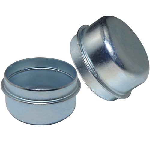 LUXTRKSTO 2pcs 1.98" Trailer Hub Dsut Cap,Trailer Axle Wheel Bearing