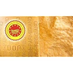 Parmesano Reggiano queso tradicional añejado 24 meses - Mitad del queso 19,5 Kg CASEINUS - Denominación de Origen Protegida (Parmigiano Reggiano DOP 24 mesi)