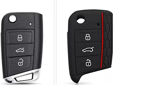 Capa protetora chave de silicone Volks Novo Golf Mk7 Tcross Nivus taos acessórios emborrachada anti