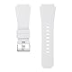 Armband Kompatibel mit Samsung Galaxy Watch 46mm, Galaxy Watch 3 45mm, Gear S3 Frontier/Classic, 22mm Weiche Silikon Ersatz Uhrenarmbänder für Huawei GT 2 46mm (Weiß)