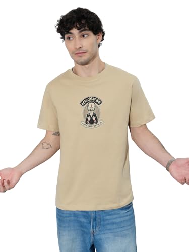 Image of The Souled Store Shemaroo Characters: Short Sleeves Round Neck Graphic Printed Cotton Oversized T-Shirts