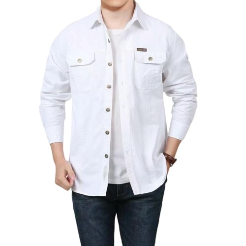 Chemise de travail homme manches longues unie anti plis pour un style impeccable