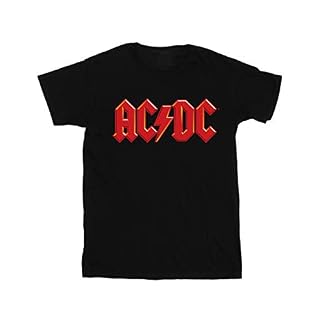 Absolute Cult ACDC Garçon Red Logo T-Shirt - Les Beatles, Paul McCartney, John Lennon, RIngo Starr, George Harrison Absolute Cult ACDC Garçon Red Logo T-Shirt – Image 2
