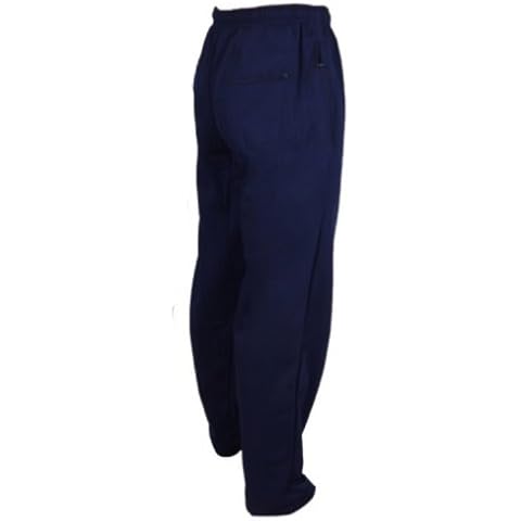 Mens Joggers Jogging Tracksuit Bottoms Trousers Pants (5XL, Navy) Cover
