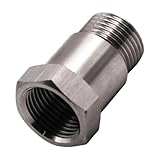 Sauerstoffsensor Adapter,Zündkerzen Sensor Adapter | Edelstahl Auto Tuning Zubehör für Motorreparatur Kraftfahrzeug ATV,Für ATV Fahrzeug LKW Anhänger Motorreparatur