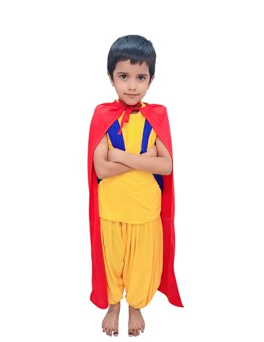 Image of BookMyCostume Balveer Indian Cartoon Kids Fancy Dress Costume