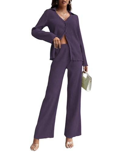 Image of GRECIILOOKS Co ord Set Women Stylish | Dress for Woman | Women's Summer Cord Set | Trendy Poly Cotton Pajama Set | Full Sleeve Beach & Resort Outfits