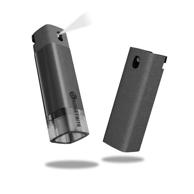 GadgetBite 3 in 1 Multifunctional Cleaner for Screens - Fingerprint-Proof Shell, Portable, and Reusable with Integrated Spray (Grey) (B0CNPXN46P) Amazon Price History, Amazon Price Tracker