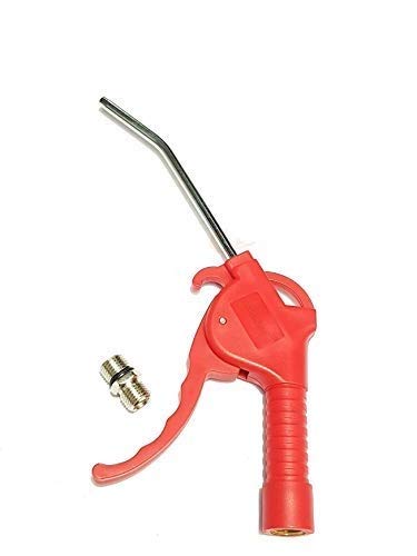 Image of KROST Plastic Air Blow Dust Gun Blowing Hair Lance Tube Cleaning, 100mm Nozzle, Red