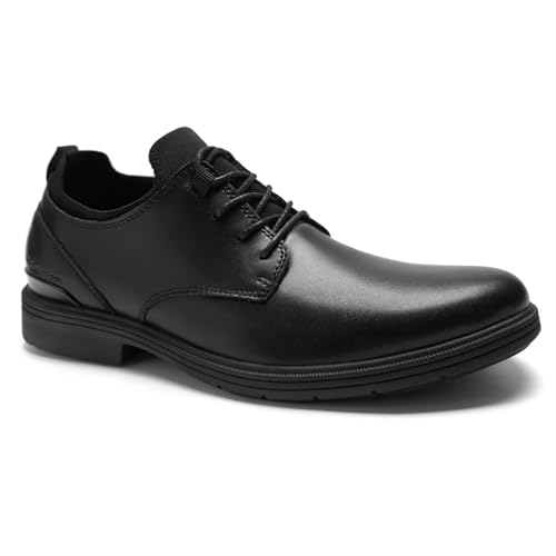Orthopedic Business Leather Dress Shoes: Arch Support Plantar Fasciitis Walking Wingtip Formal Oxford for Mens, Orthotic Comfortable Casual Patent Tuxedo Work Shoes for Foot Heel Pain Relief