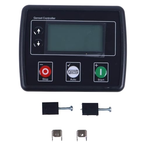 NETYANPI Self-Starting Control Module Genset Controller DSE4510 MKII DSE4510-35 with Monitoring Function LCD Display Compatible with Deep Sea Auto Start Generator EFI and Non-EFI