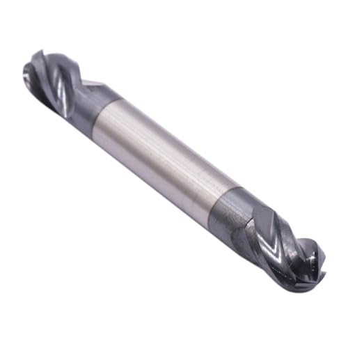 Image of BestParts 5Pcs 5 /16 inch Solid Carbide Ball Nose End Mill - Double End - AlTiN Coated, 4 Flute, 30 Degree Helix, 5 /16 inch Cutting diameter, 5 /16 inch Shank diameter, 1 /2 inch Length of Cut, 2-1 /2 inch Overall Length