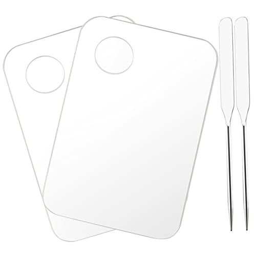 Didiseaon Complete Makeup Palette Kit Mixing Tray Spatula for Acrylic Painting Watercolor Nail Art
