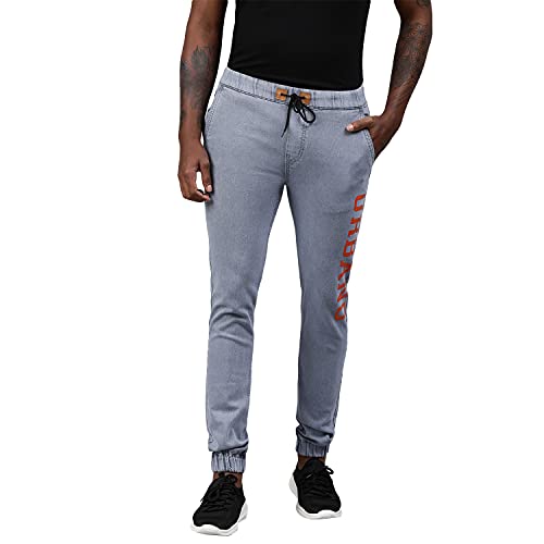 Image of Urbano Fashion Men's Printed Jogger Jeans Slim Fit Stretch