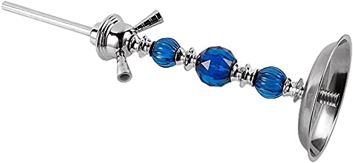 ILYF Haken, 2 Schlauch - mit Kunstvase, Keramikschale und Aschenbecher, BPA Kostenlos, Shisha für Anfänger, geeignet für… – Bild 3