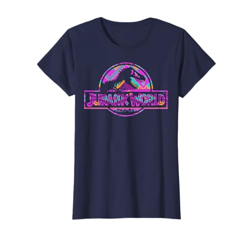 Jurassic World Purple Boho Geometric Logo Graphic T-Shirt T-Shirt