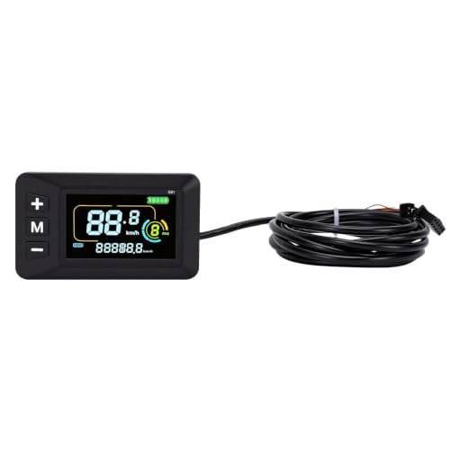 Pantalla LCD retroiluminada para bicicleta eléctrica con soporte impermeable 6