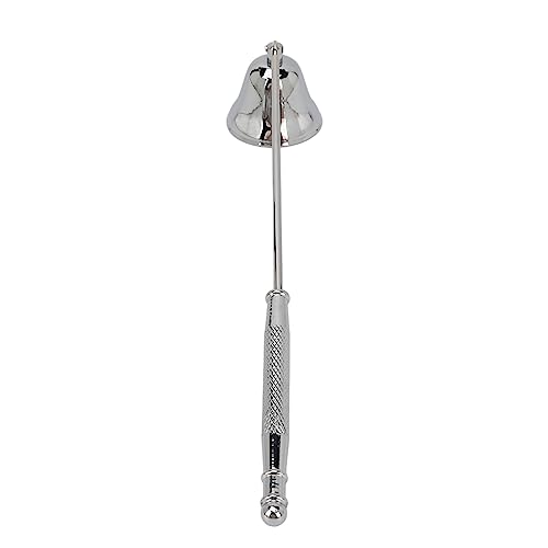 Apagador de Vela, Apagador de Chama de Vela de Cabo Longo Sem Fumaça para Bougie para Casa (Prata)