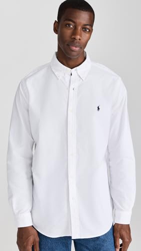 Image of POLO RALPH LAUREN Men's Classic Fit Plaid Oxford Shirt