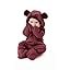 Bear - Burgundy Bear - Burgundy