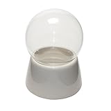 Schneekugel leer 40019 - 80mm Do it yourself Schneekugel mit Glaskugel und Porzellansockel