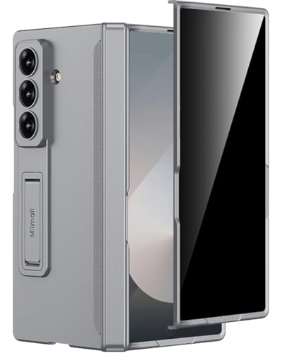 Coque antichoc Samsung Fold 7 rigide grise avec protection charnière et film