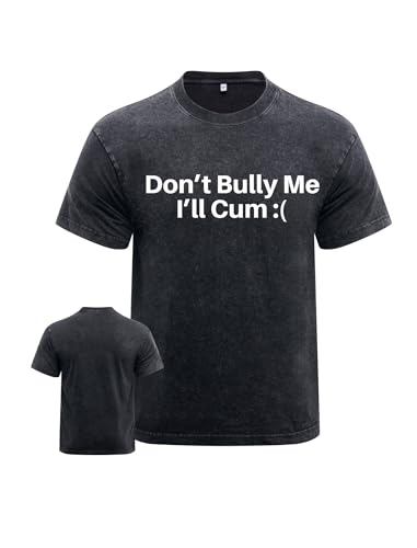 Free Hugs Just Kidding Dont Touch Me Workout Shirt for Men Washed Gym Shirt Machine Washable Durable & Stylish Design Black