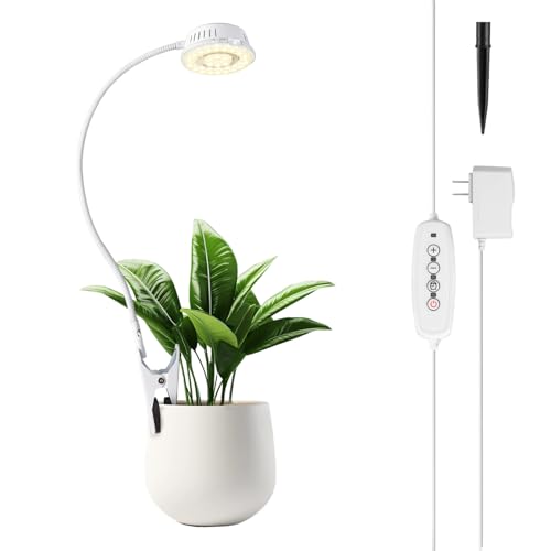 LORDEM Grow Lights for Indoor Plants, Clip-on Gooseneck Plant Lights