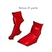 predolo Foot Guard Equipment for Sparring, Non Slip Ankle Pads for Training in Taekwondo, Red, S